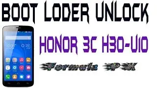 How to Unlock Bootloader Honor 3C H30-U10  Using SP Flash Tool