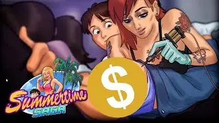 Mia Gets a Tattoo | Summertime Saga Gameplay Part 44