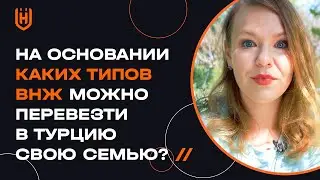 На основании каких типов ВНЖ можно перевезти в Турцию свою семью?