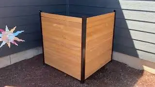 Great solution for hiding a heat pump or air conditioner