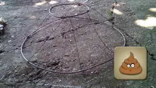 Раколовка из проволки и старой тюли)