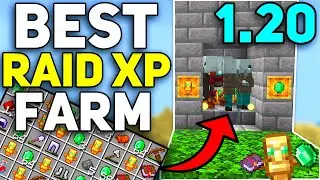 BEST RAID FARM 1.20! Minecraft Bedrock | UNLIMITED TOTEMS!
