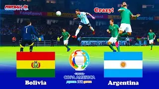 BOLIVIA vs ARGENTINA - Copa America 2021 - PES 2021 Match - Gameplay PC - Messi Top