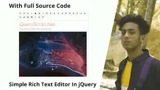 Simple Rich Text Editor In jQuery with full source code by jishaansinghal in 2022