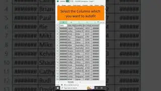 How to Auto Fit Column In Excel _Shortcut
