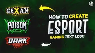 How To Make Gaming Esport Text Logo On Android || Gaming Text Logo Tutorial.