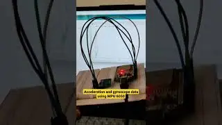 reading acceleration and gyroscope data using MPU 6050 and Esp32 