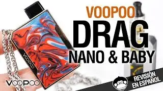Voopoo DRAG NANO & DRAG BABY / ¡¡EXCLUSIVA MUNDIAL!! / revisión