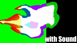 Fire Effect Green Screen with Color Variation and Sound