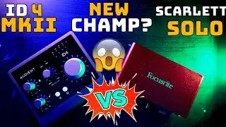 Audient iD4 Mkii  vs Focusrite Scarlett Solo Comparison with Sound Test! Review