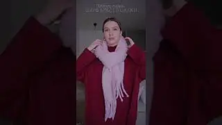 Как носить шарф вместо шапки ❤️ 
