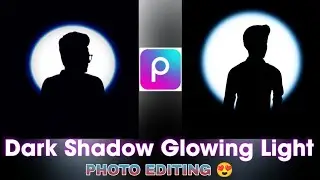 Picsart Dark Shadow Glowing Effect Photo Editing Tutorial || Dark Shadow Photo Editing in Picsart