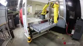 “The Lean Machine Generation 2” Robotic Machine Tending System - Acieta & Wagner Machine Company