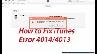 iTune Error code 4013 Easy Fix Done & your iPhone Restoring successed​  || ios | iPhone