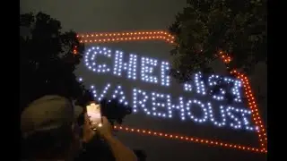 drone lightshow for Chemist Warehouse 2023