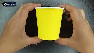 How to make Paper cup ray ban glass face / Best out of waste craft ideas / waste material craft idea