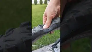 Как за 10 мин заклеить велосипедную шину # diy#craft