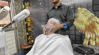 DEEP TISSUE CLEANSING FACE WASH MASSAGE WITH NECK AND EAR CRACKING II RELAXING ASMR