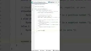Java Program to Check Whether a Number is Positive or Negative 