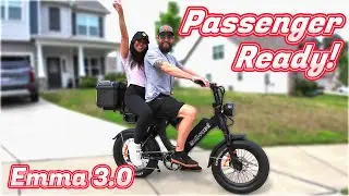 Roll-road Emma 3.0 Moped eBike -- Dual 52V Batteries & Dual Suspension