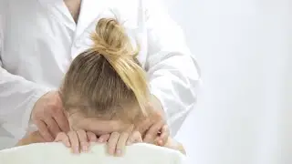 Young Woman Enjoying Relaxing Massage Stock Video
