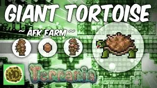 Terraria AFK Giant Tortoise Farm | Get the Turtle Armor! (1.3 items)