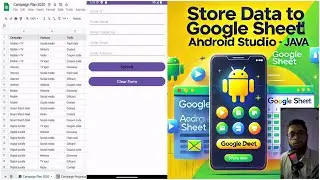 Store data to google sheet from app android studio java bangla | the cracker