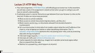 CS 110 Lecture 17 - Web Proxy