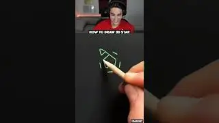 How To Draw a 3D Star