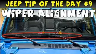 Windshield wiper Alignment | Jeep Tip of the day #9