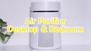Air Purifier for Desktop and office Home Babyroom with HEPA filter Quiet against allergies and smoke