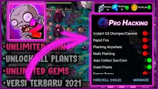 (Актуально) Мод Меню на PvZ 2 | Скачать Читы на ПВЗ 2 | Взлом Все открыто Монеты Алмазы Растения