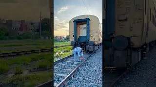 Police on Railway Track ~ Sujal Thakral #shorts #ytshorts #youtubeshorts #funny #train #police