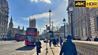 London Walk : The Onset of Spring 🌸 March 2024 | Central London Walk [4K HDR]