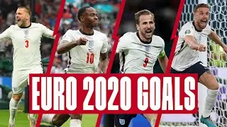 Kane, Sterling, Shaw, Henderson | Every England Goal From Euro 2020 | England