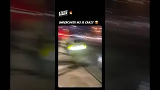 Undercover M3 Police catching racers
