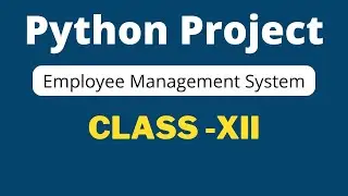 Python Project for Class 12 CBSE | Computer Science Project for Class 12