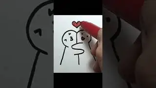 КАК нарисовать ОБНИМАШКИ 