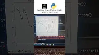 Realtime Graph Update (DATA VISUALISATION) using python animation 🤑🔥#realtime #graph #update #data