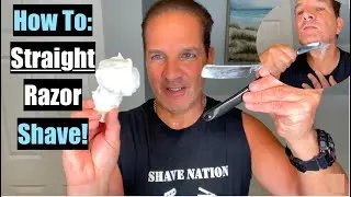 How To Shave With a Straight Razor Follow Along #howto #shaving #razor #skincare #mensgrooming