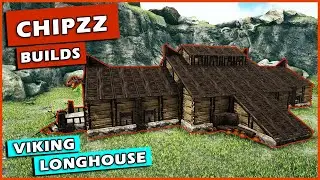 Ark: How To Build A Viking Longhouse | No Clip Enabled | Building Tutorial