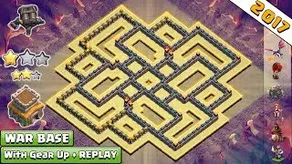 Updated Town Hall 8 (TH8) War Base With Double Cannon + REPLAYS ♦ Anti 2 & 3 Star TH8 War Base  2017