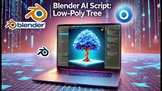 Blender AI Script: Generate Low-Poly Trees Automatically (Free AI Tool!)