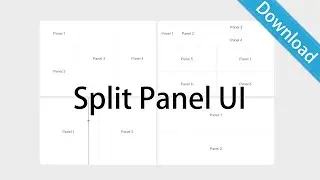 Unity3D Split Panel UI