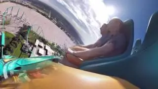 Take a 360, VR, video ride on Canada's Wonderland Leviathan roller coaster