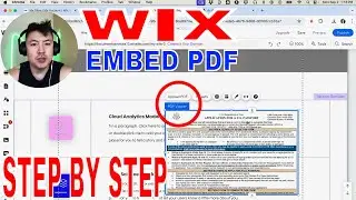 ✅  How To Add Embed PDF File To Wix Website 🔴