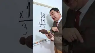 AWESOME Multiplication with Mr Bean da Matemática #shorts