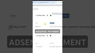 AdSense Payment #GoogleAdsense #payments