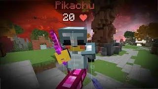 killing Pikaclicks in skywars