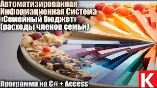 АИС «Семейный бюджет» (расходы членов семьи). Программа на Visual C# + СУБД Access. Курсовая работа